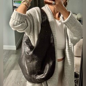 Furla Black Hobo Bag